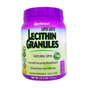 image Гранули лецитину Super Earth Bluebonnet Nutrition 25.4 унцій 720 г