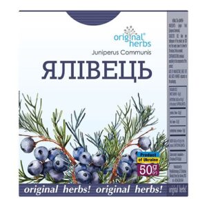 "Ялівець 50 г Original Herbs packaging"