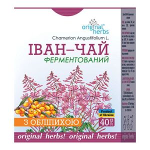 image Іван-чай ферментований з обліпихою Original Herbs 40 г