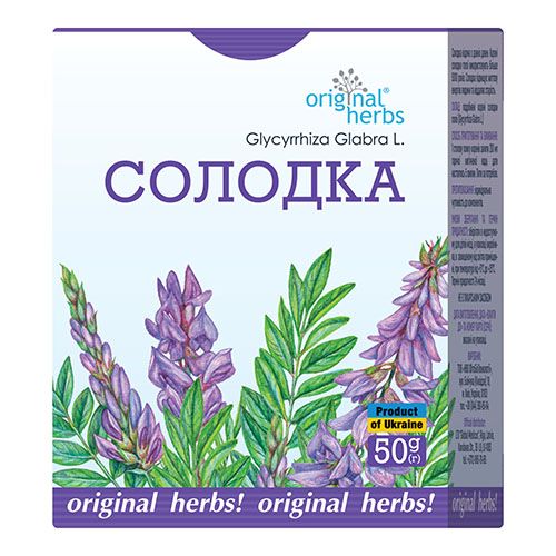 originalherbslicoriceroot50g-4820183471857-ua-500x500 image Солодка Original Herbs 50 г