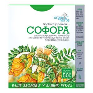 Фіточай Organic Herbs Софора, 50 г упаковка.