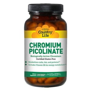 "Chromium Picolinate fat burner 200 capsules"