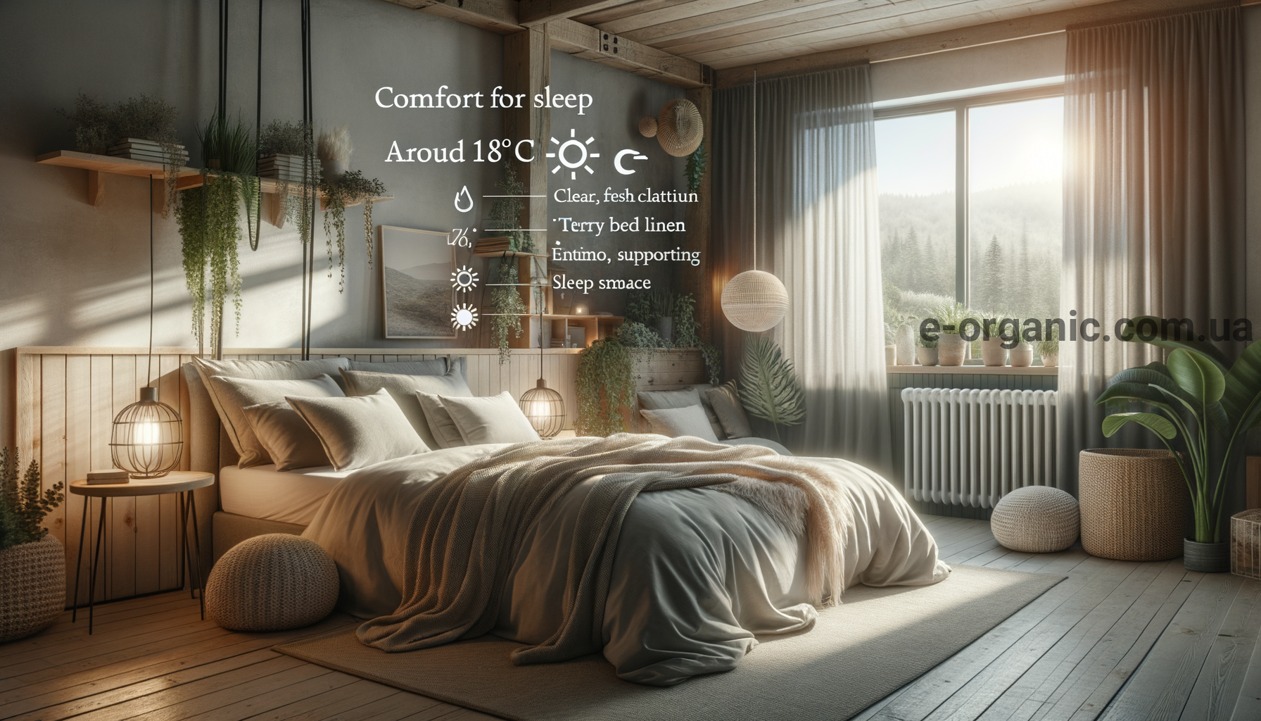 Illustration for section: Оточення для сну Створення комфортного середовища Ком - поради для сну