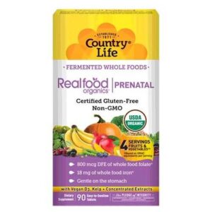 "Real Food Organics Prenatal vitamin supplement"