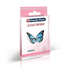 image Пластир бактерицидний на тканинній основі еластичний FP Family Plast 25х72мм №8
