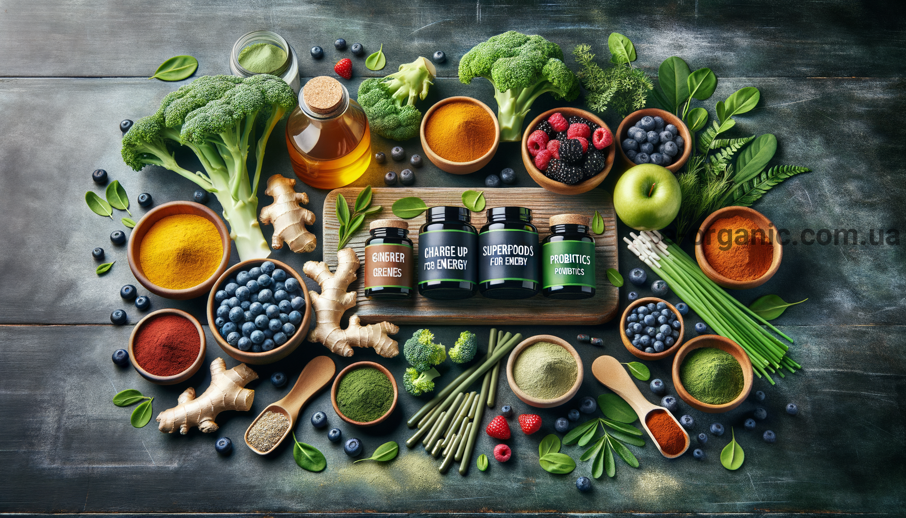 Illustration for section: Суперфуд Харчова цінність Користь для імунітету Ягоди - суперфуди для енергії