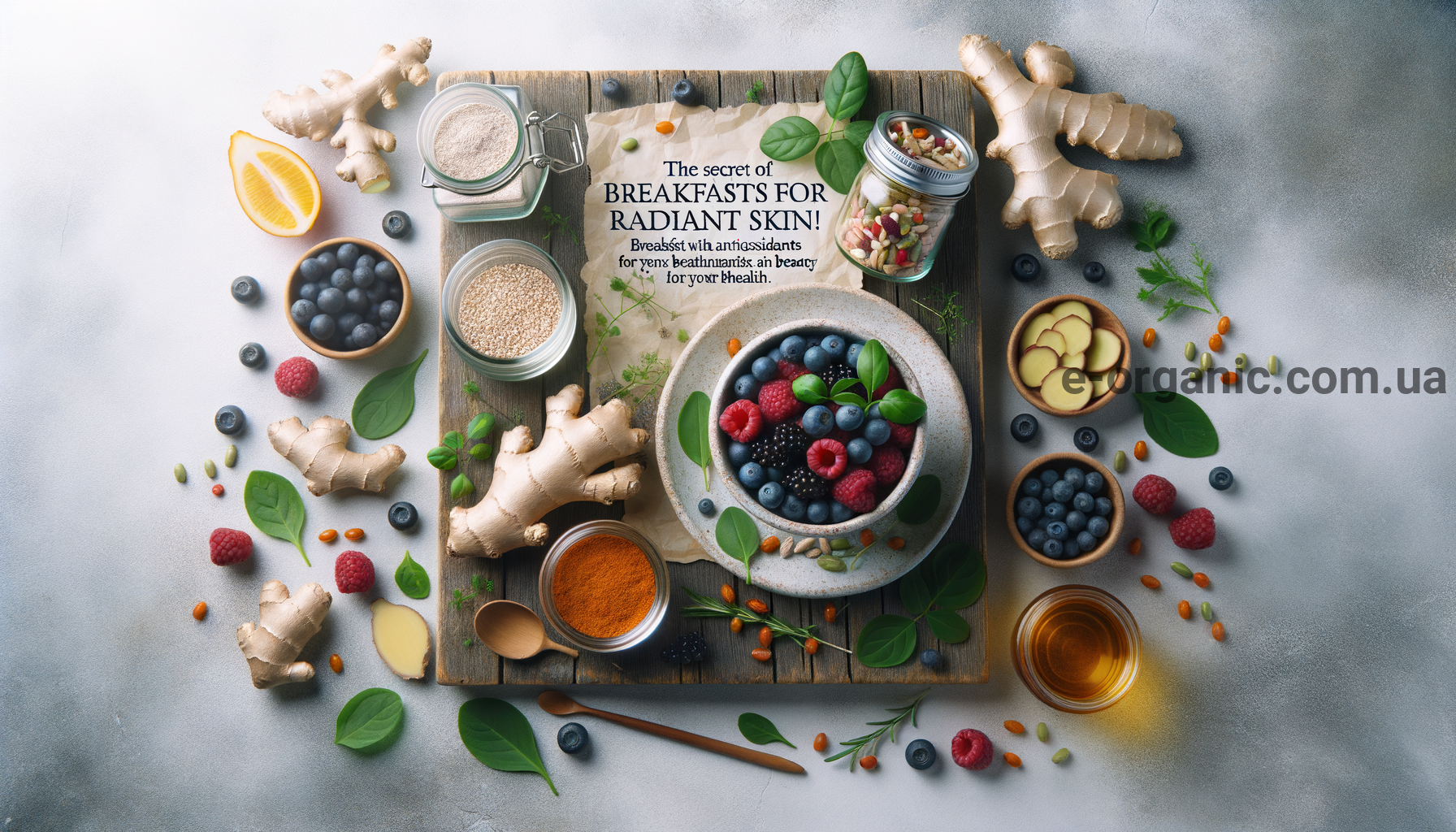 Illustration for section: Сніданки з високим вмістом антиоксидантів Почати свій - сяюча шкіра сніданок