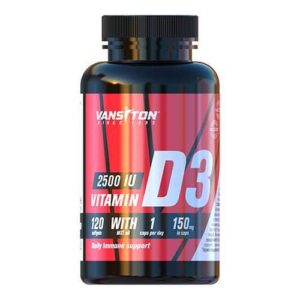 "Vansiton Vitamin D3 2500 IU capsules"