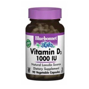 image Вітамін D3 1000 IU Bluebonnet Nutrition 90 гелевих капсул