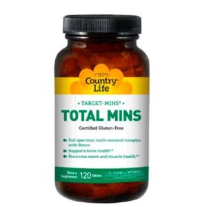 "Total Mins vitamin-mineral complex by Country Life"