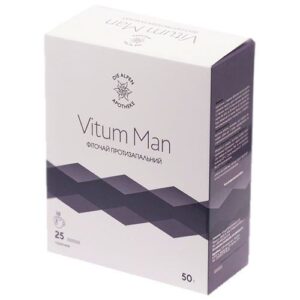 "Vitum Man Anti-inflammatory Herbal Tea packaging"