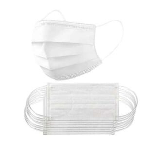 "White protective mask pack of 10 pcs."