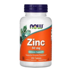 "Zinc Gluconate Now Foods - 50mg tablets"