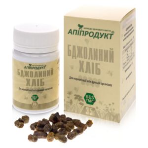 Бджолиний хліб Перга Апіпродукт в упаковці.