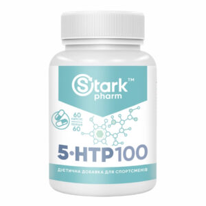 Alt text: "Stark 5-HTP - 60caps dietary supplement"