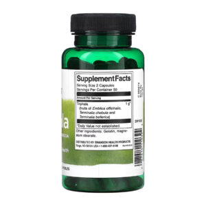 "Triphala 500 mg capsules in bottle"