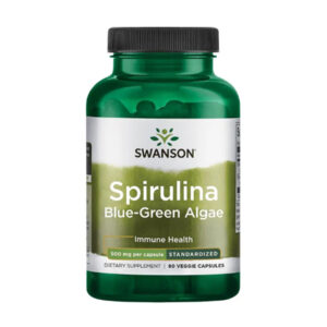 "Spirulina Blue-Green Algae 500mg - 90 veg caps."