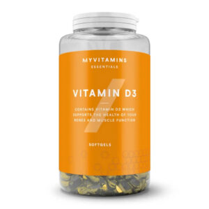 "Vitamin D3 - 180caps bottle on display."