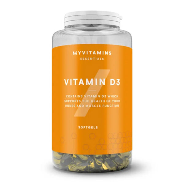"Vitamin D3 - 180caps bottle on display."