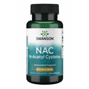 "N-Acetyl Cysteine 600mg - 100 caps bottle."