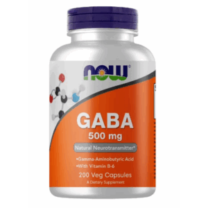 "GABA 500mg - 200 veg caps product image."