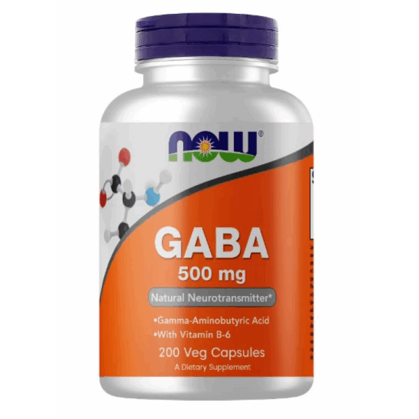 "GABA 500mg - 200 veg caps product image."