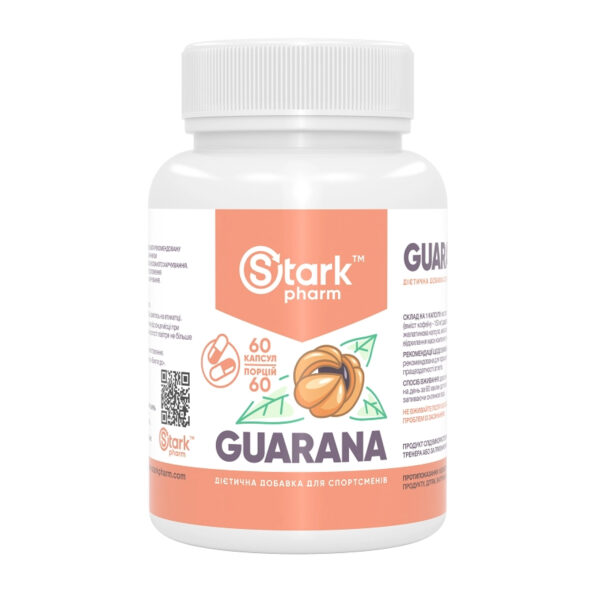"Guarana 300 mg - 60 tabs packaging"