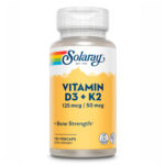 Vitamin D-3 & K-2 - 120 vcaps packaging