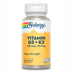 Vitamin D-3 & K-2 - 120 vcaps packaging