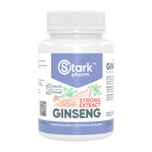 "Ginseng Strong Extract - 60 caps packaging"