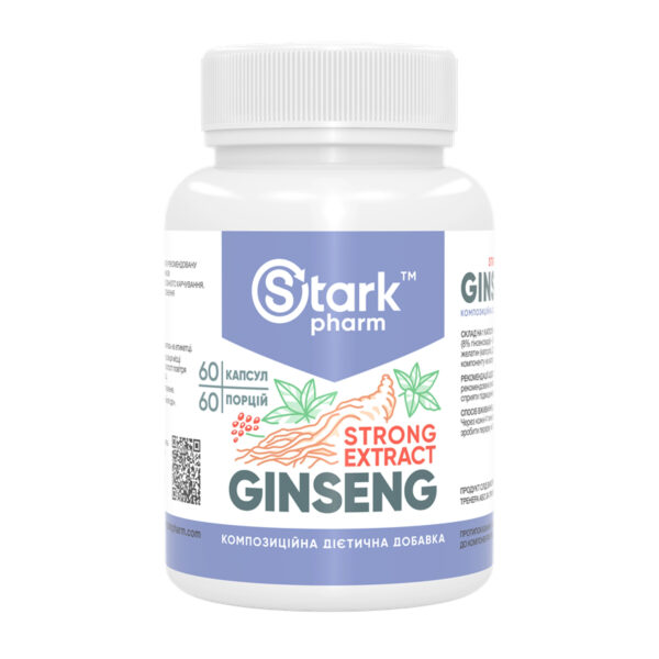 "Ginseng Strong Extract - 60 caps packaging"