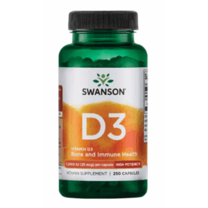 "D-3 High Potency Vitamin 1000iu - 250caps bottle."