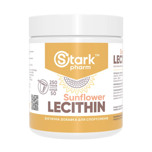 "Stark Sunflower Lecithin - 250g packaging image."