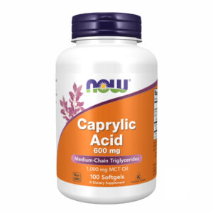 Caprylic Acid 600mg - 100 sgels packaging.
