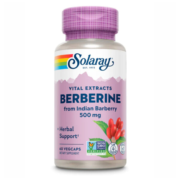 "Berberine from Indian Barberry 500mg capsules"