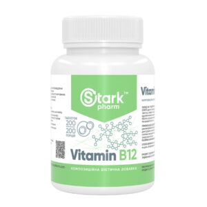 "Stark Vitamin B12 50 mg - 200 tabs package"