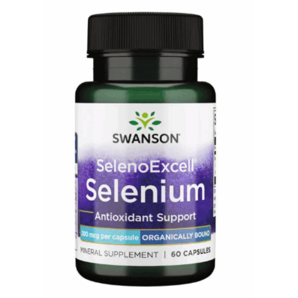 "Selenoexcell Selenium 200mcg - 60caps packaging"