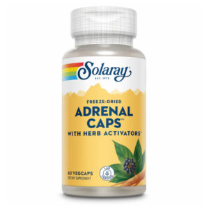 "Adrenal 170mg - 60 vcaps supplement bottle"
