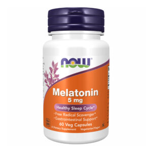 "Melatonin 5 mg - 60 vcaps supplement bottle."