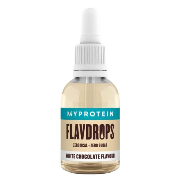 Flavdrops - 50ml White Chocolate flavouring bottle.