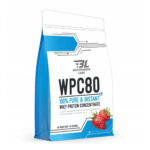 "WPC80 - 900g Strawberry protein powder package"