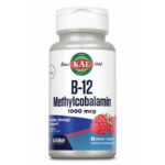 "B12 Methylcobalamin 1000mcg tablets in berry"