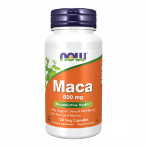 Maca 500mg - 100vcaps supplement bottle.