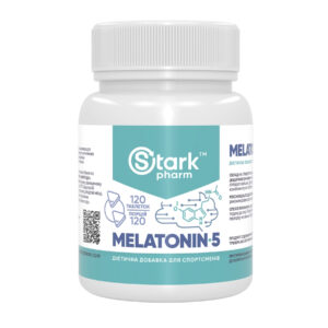"Stark Melatonin 5mg - 120 tabs bottle"