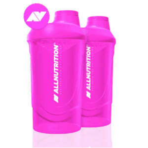 "Shaker - 600ml Super Pink 2LOGO design"