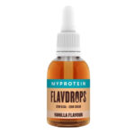 Alt text: "Flavdrops - 50ml Vanilla bottle image."