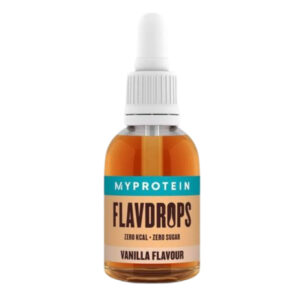Alt text: "Flavdrops - 50ml Vanilla bottle image."