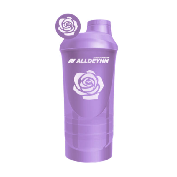 "Shaker 2 in 1 Purple Rose design"