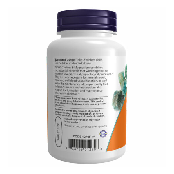 Calcium Magnesium - 250 tabs bottle image.