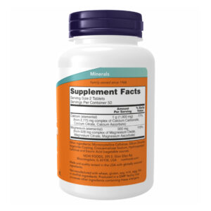 "Calcium Magnesium - 250 tabs product packaging"